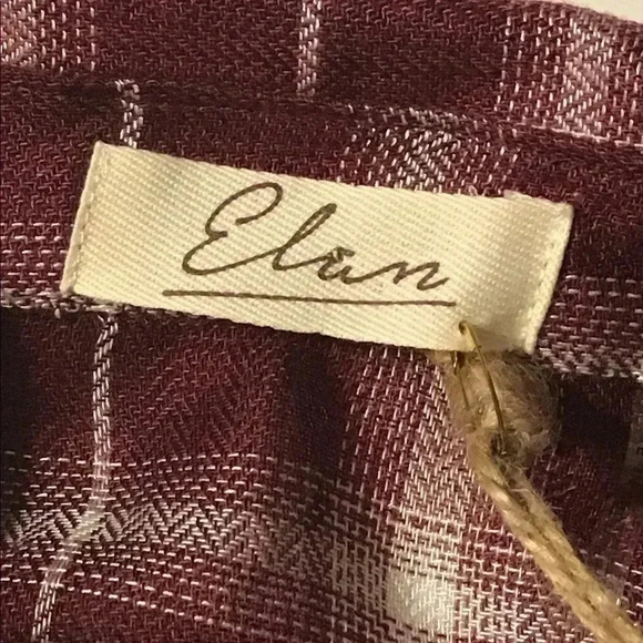 Elan Tie Front Top, Drop Shoulder, Small NWT - Picture 5 of 8